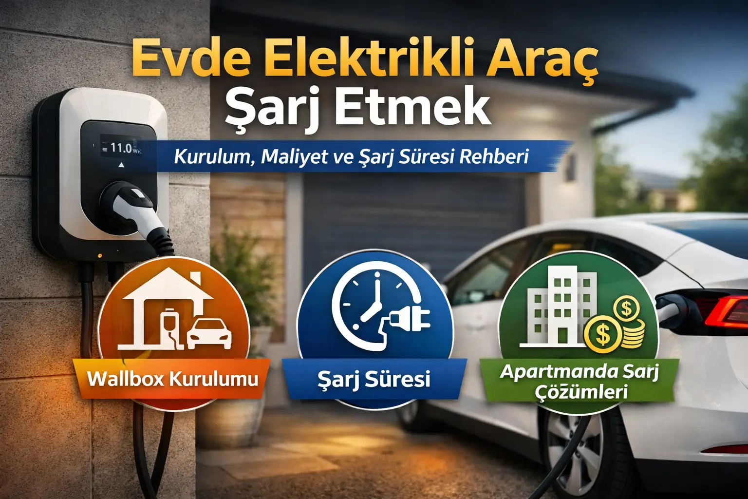 Evde Elektrikli Araç Şarj Etmek: Bilmeniz Gereken Her Şey